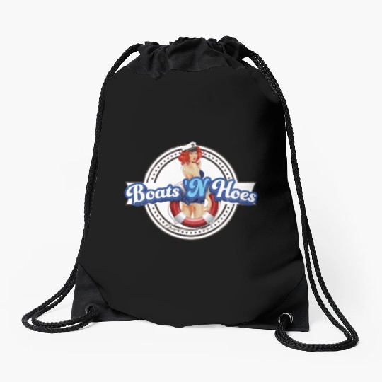 BOATS 'N HOES STEP BROTHERS SEXY LOGO Drawstring Bags