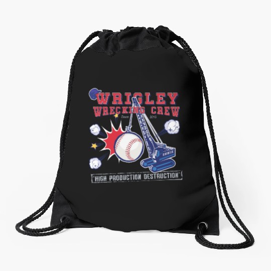 Wrigley Wrecking Crew Drawstring Bags