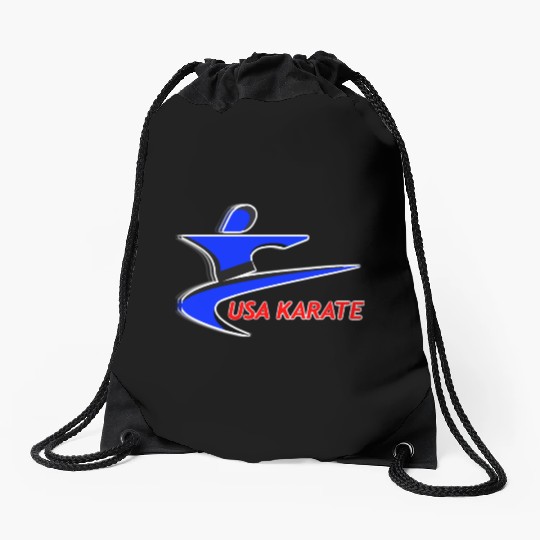 Team USA Karate Drawstring Bags