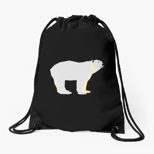 Polar bear Drawstring Bags