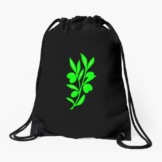 Olive Drawstring Bags