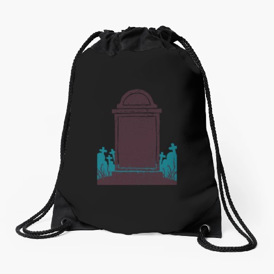 Graveyard Drawstring Bags