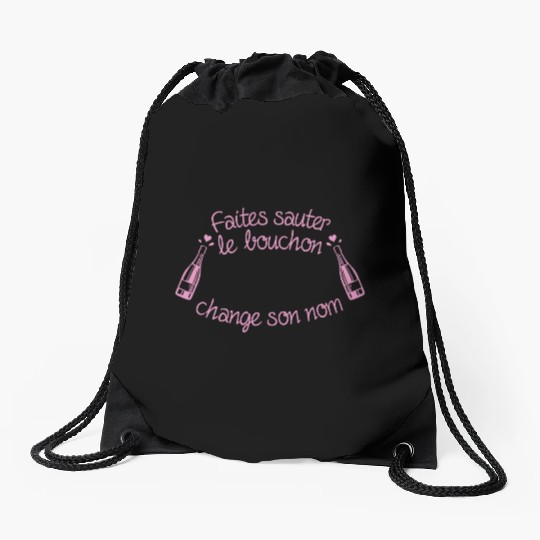 Champagne Drawstring Bags