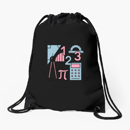 Math Drawstring Bags