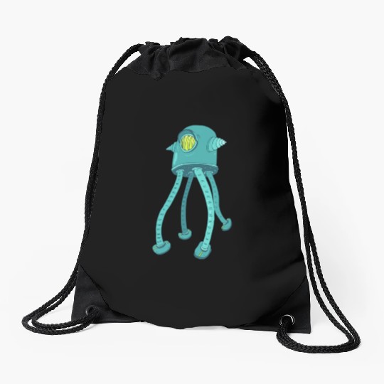 29 robot 35 png vectorstock 4842445 Drawstring Bags