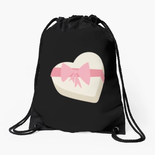 Chocolate box Drawstring Bags