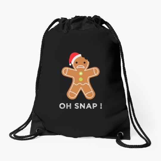 Gingerbread - Oh Snap gingerbread Drawstring Bags