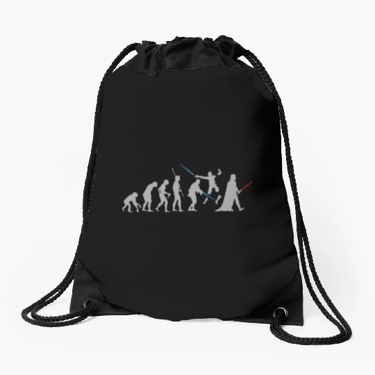 Evolution of Darth Vader Drawstring Bags