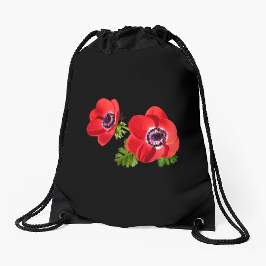 flowers lilies tulips orchids sunflower dahlia ger Drawstring Bags
