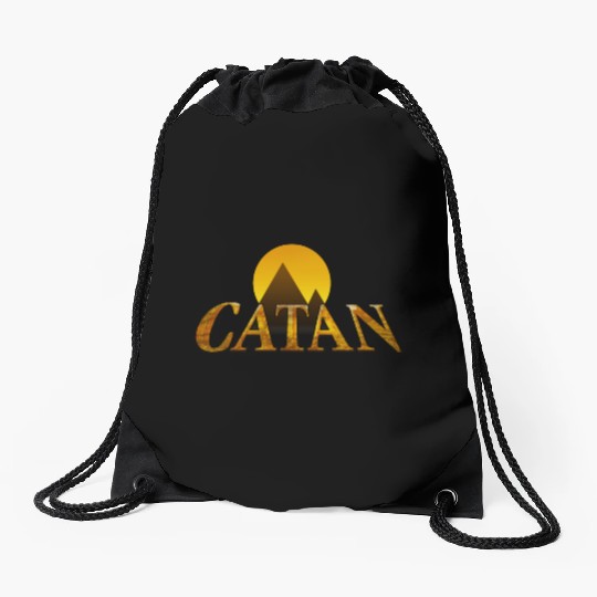 Modern Settlers of Catan Drawstring Bags