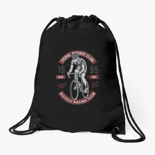 Bicycle Racing Team Drawstring Bags