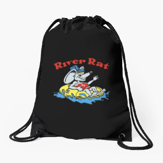 River Rat Swim Drawstring Bags