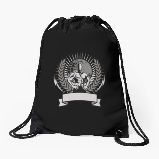 Train Insane Drawstring Bags