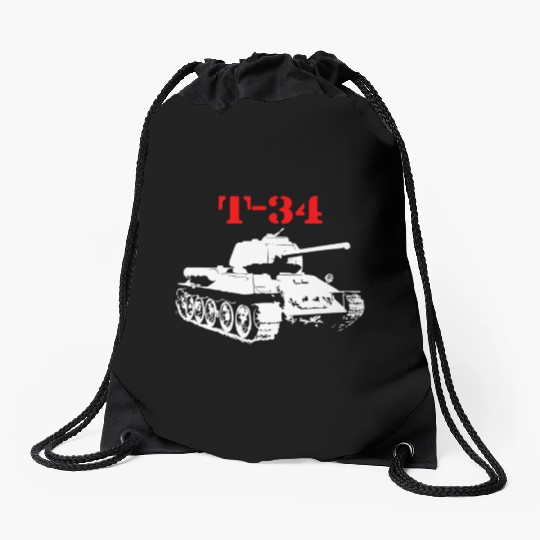 T 34 Soviet Russin World War II Tank Drawstring Bags