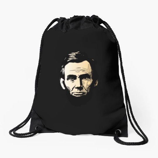 Abraham lincoln Drawstring Bags