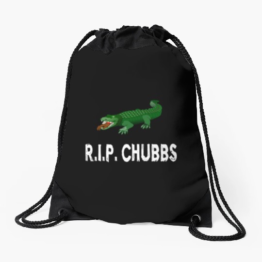 R.I.P. Chubbs - Happy Gilmore Drawstring Bags