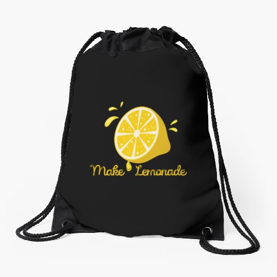 Make Lemonade From Life Lemons Drawstring Bags