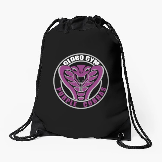 Globo Gym Purple Cobras Drawstring Bags