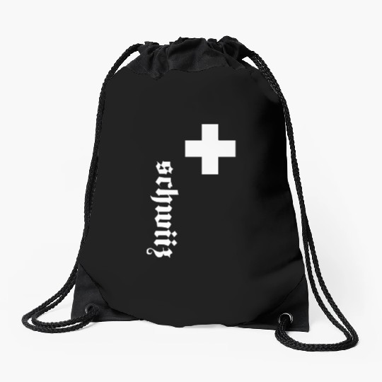 Fan Swiss Cross Switzerland New Drawstring Bags