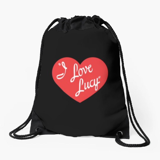 I Love Lucy Drawstring Bags