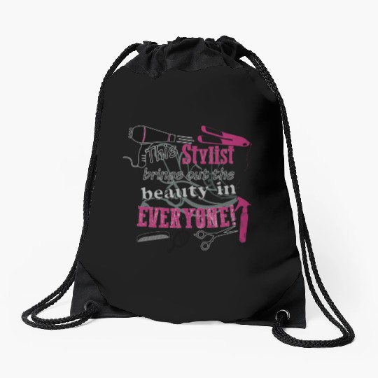 Hair stylist - Beauty in everyone ! Drawstring Bags