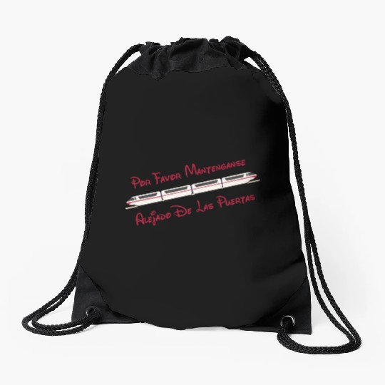 Monorail - Por Favor Drawstring Bags