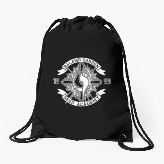 Balamb Garden Seed Academy Logo Drawing Symbol Drawstring Bags