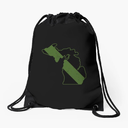 Game Warden CBP Michigan Border Patrol Park Ranger Drawstring Bags
