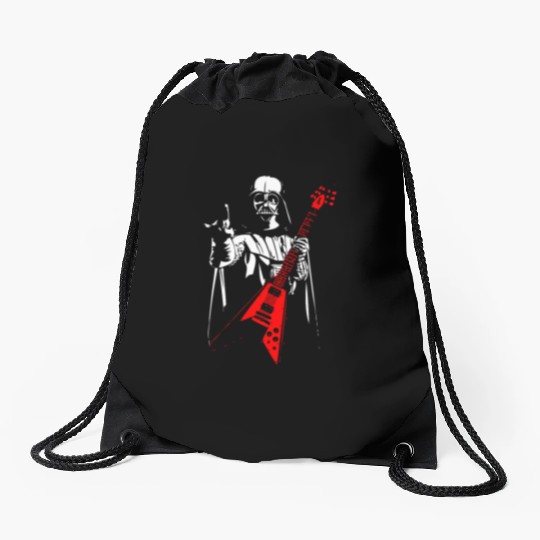 Heavy Metal Darth Vader Drawstring Bags