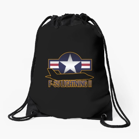 F-35 Lightning II Drawstring Bags