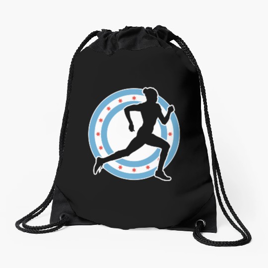 CHICAGO MARATHON 7 Drawstring Bags