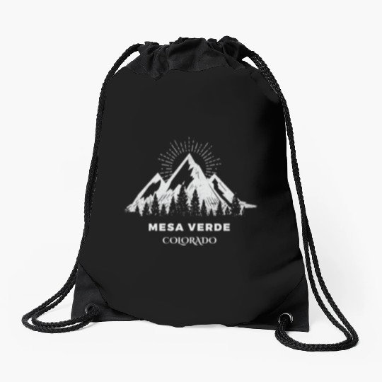 Mesa Verde National Park Drawstring Bags