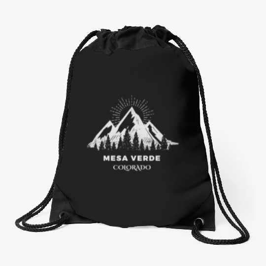 Mesa Verde National Park Drawstring Bags
