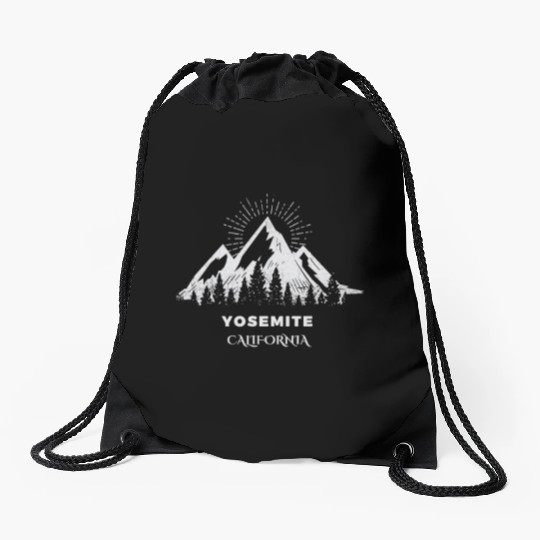 Yosemite National Park Drawstring Bags