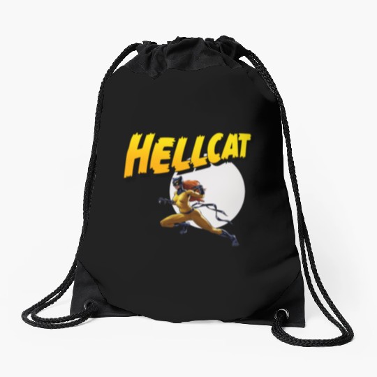Mens Marvel Hell Cat Hella Cat Hellcat New cat Drawstring Bags