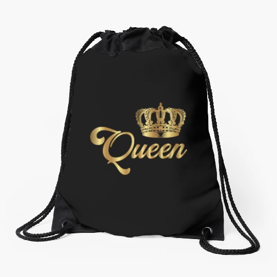 Crown Crowns King Queen JGA Wedding Bride Groom Pr Drawstring Bags
