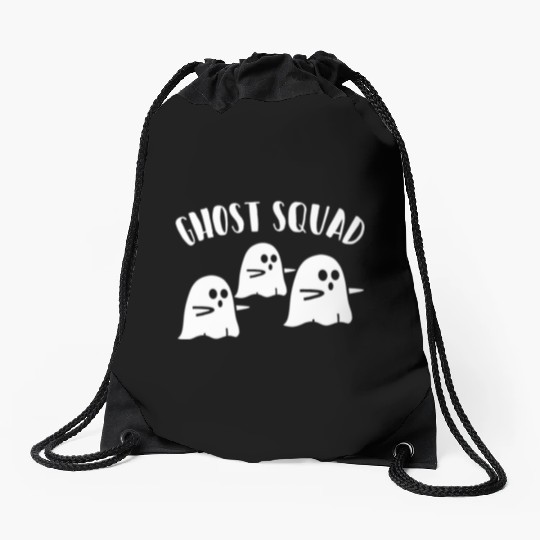 Ghost Squad Scary Happy Halloween Funny Gift Idea Drawstring Bags