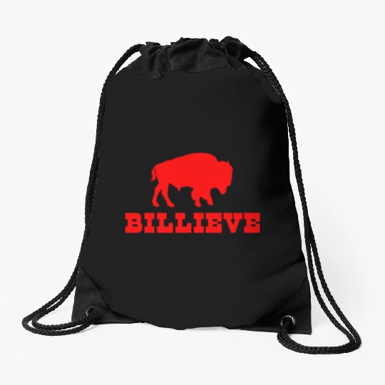 Bills Mafia Billieve - Buffalo Football Drawstring Bags