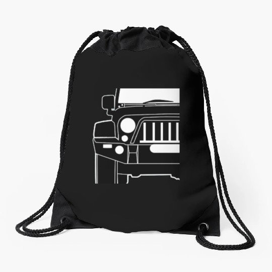 jeep wrang Drawstring Bags