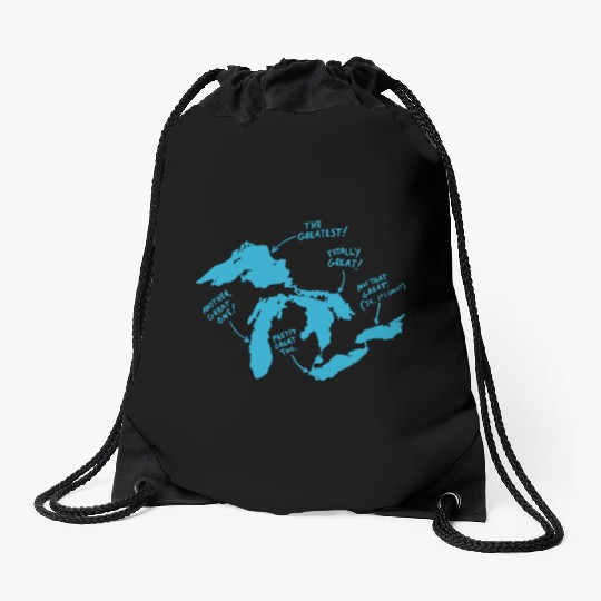 Great Lakes Drawstring Bags
