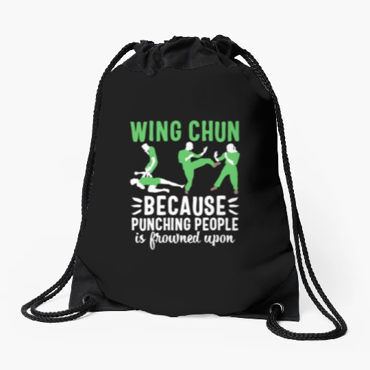 Wing chun Drawstring Bags Kung Fu Martial Arts usa sport