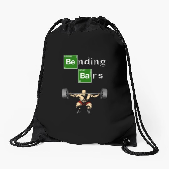 Bending Bars Walter White Gym Motivation Drawstring Bags