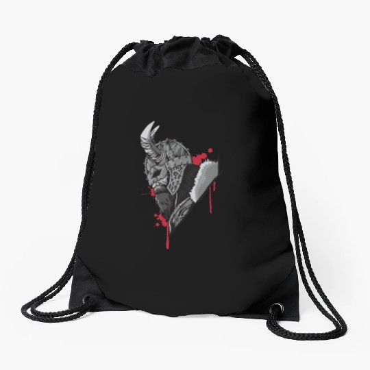 Viking Warrior | Raven Odin Valhalla Valknut Loki Drawstring Bags