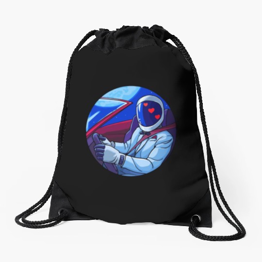 SpaceX Tesla Starman Drawstring Bags