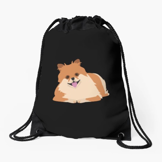 Favorite Dogs Cute Pomeranian - Gift Idea Drawstring Bags