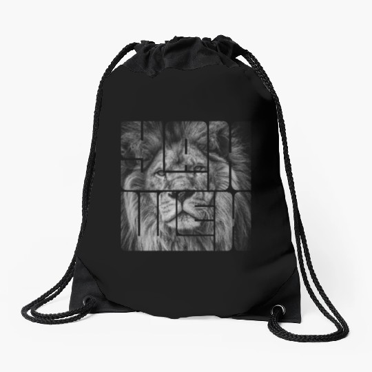 Yahweh (YHWH) Lion Drawstring Bags
