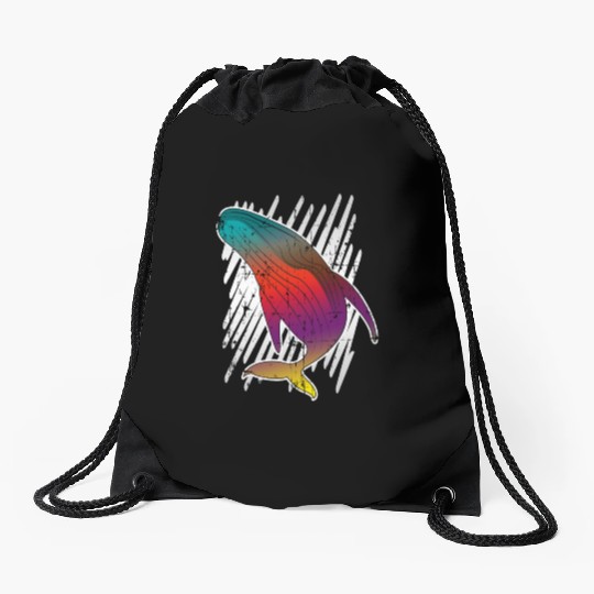 Whale Drawstring Bags