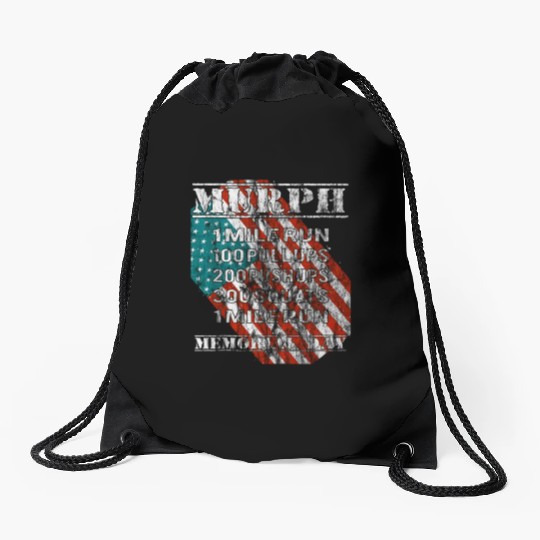 2019 Murph Challenge Memorial Day WOD Workout Gym Drawstring Bags