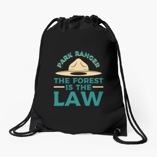 Park Ranger Law Gift Drawstring Bags