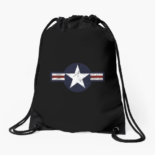 USAF US Air Force Roundel Drawstring Bags